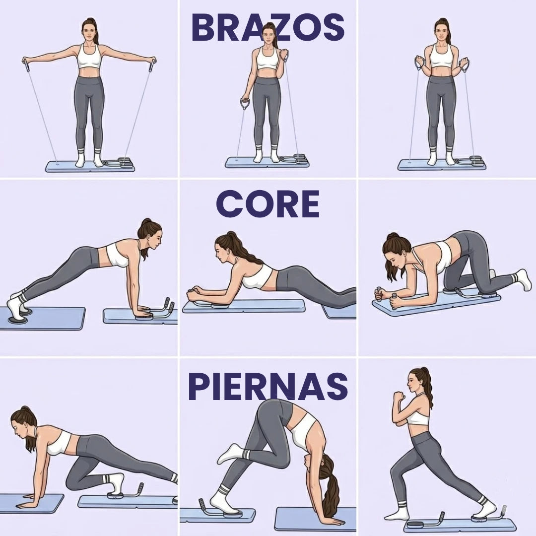 Nura™ tabla de pilates portátil