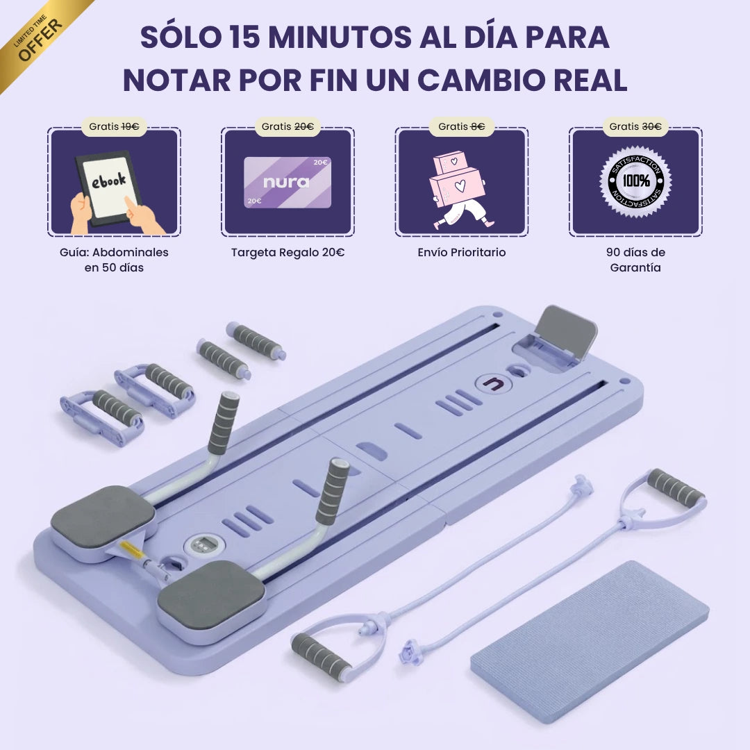 Nura™ tabla de pilates portátil