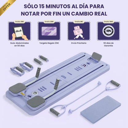 Nura™ tabla de pilates portátil